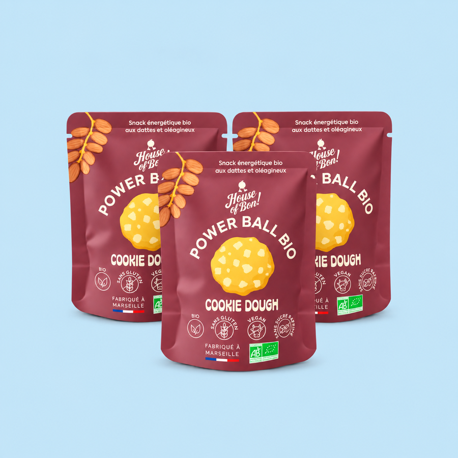 Power Ball - Cookie Dough - Pack de 3